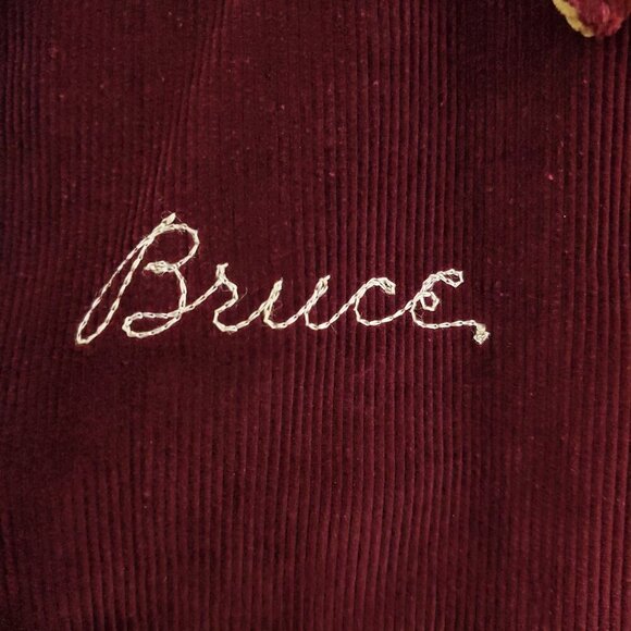 Vintage Corduroy Varsity Jacket South Regional High School Rams New Jersey Shore - Picture 5 of 15